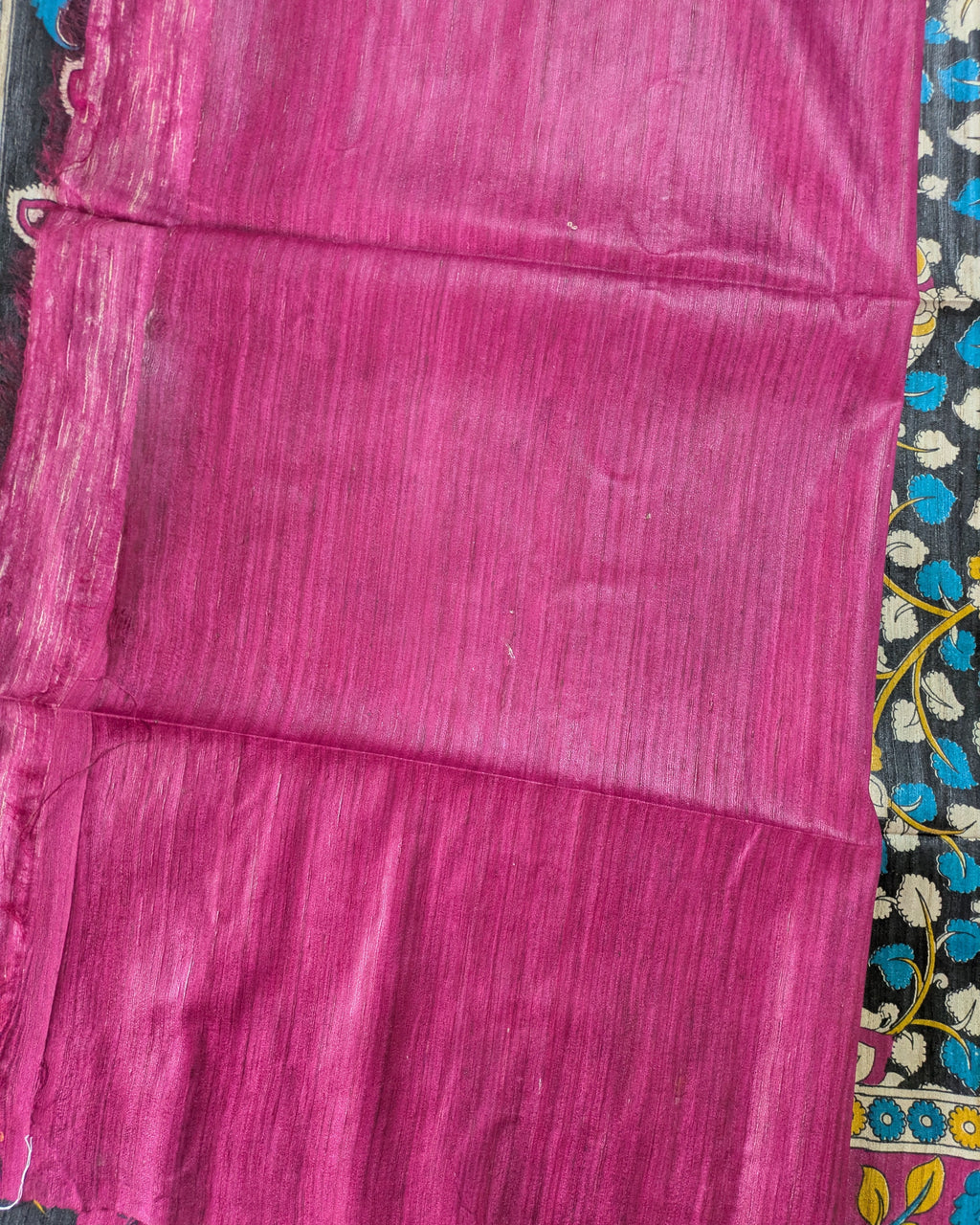 Kalamkari Ghicha Sari Multicolour