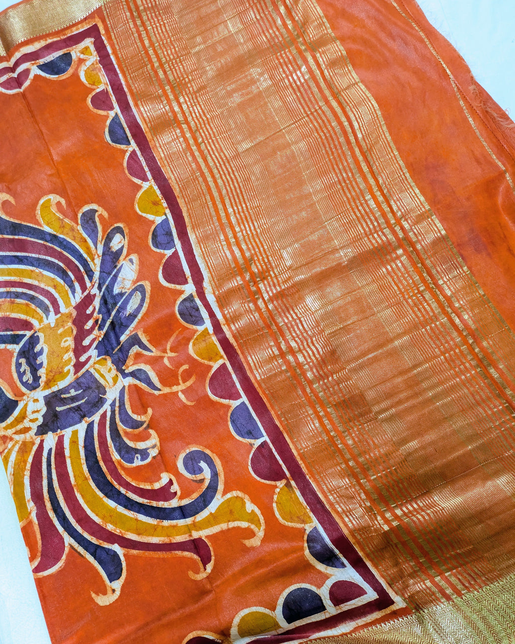 Maheswari Batik Sari Orange