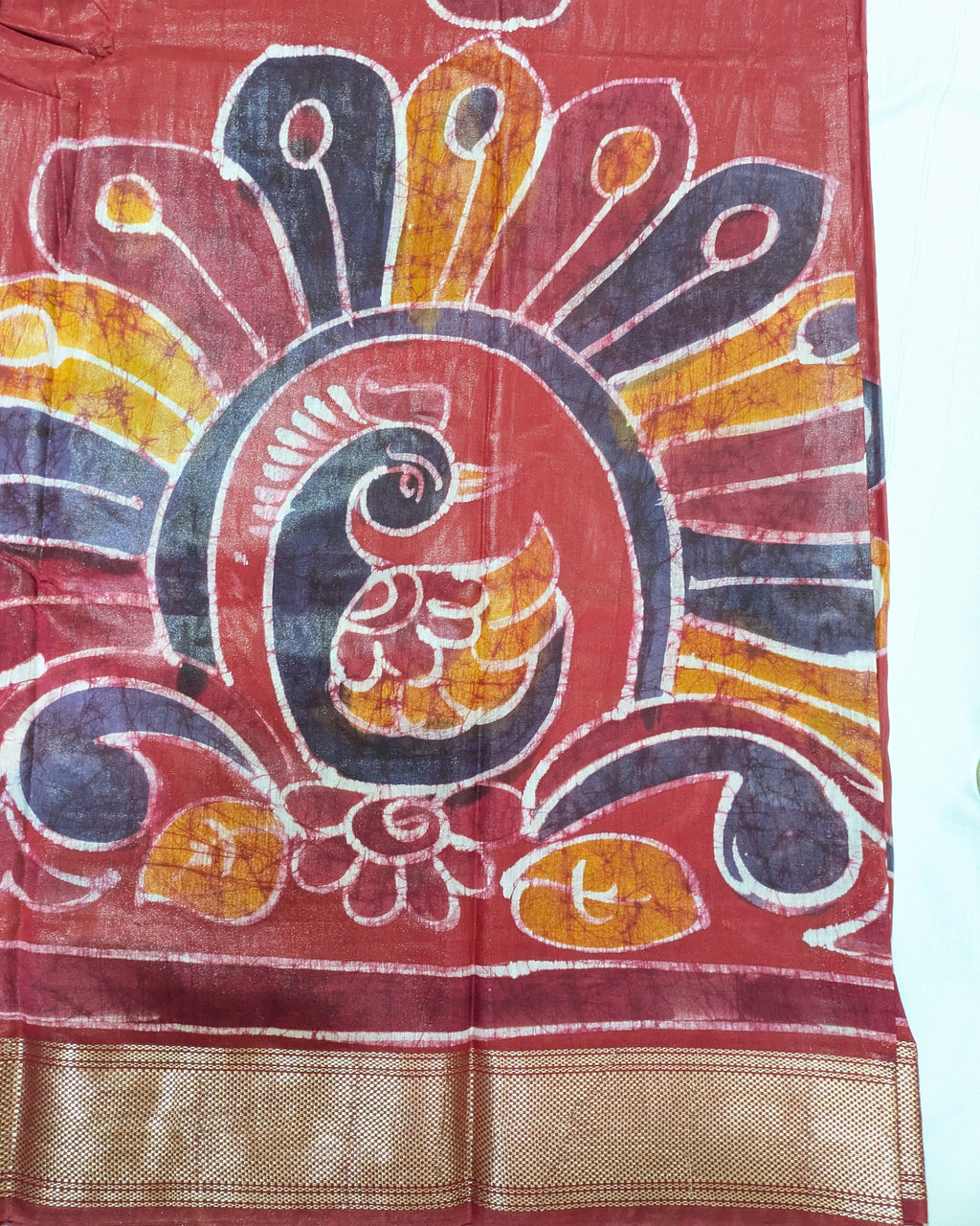 Maheswari Batik Sari Red