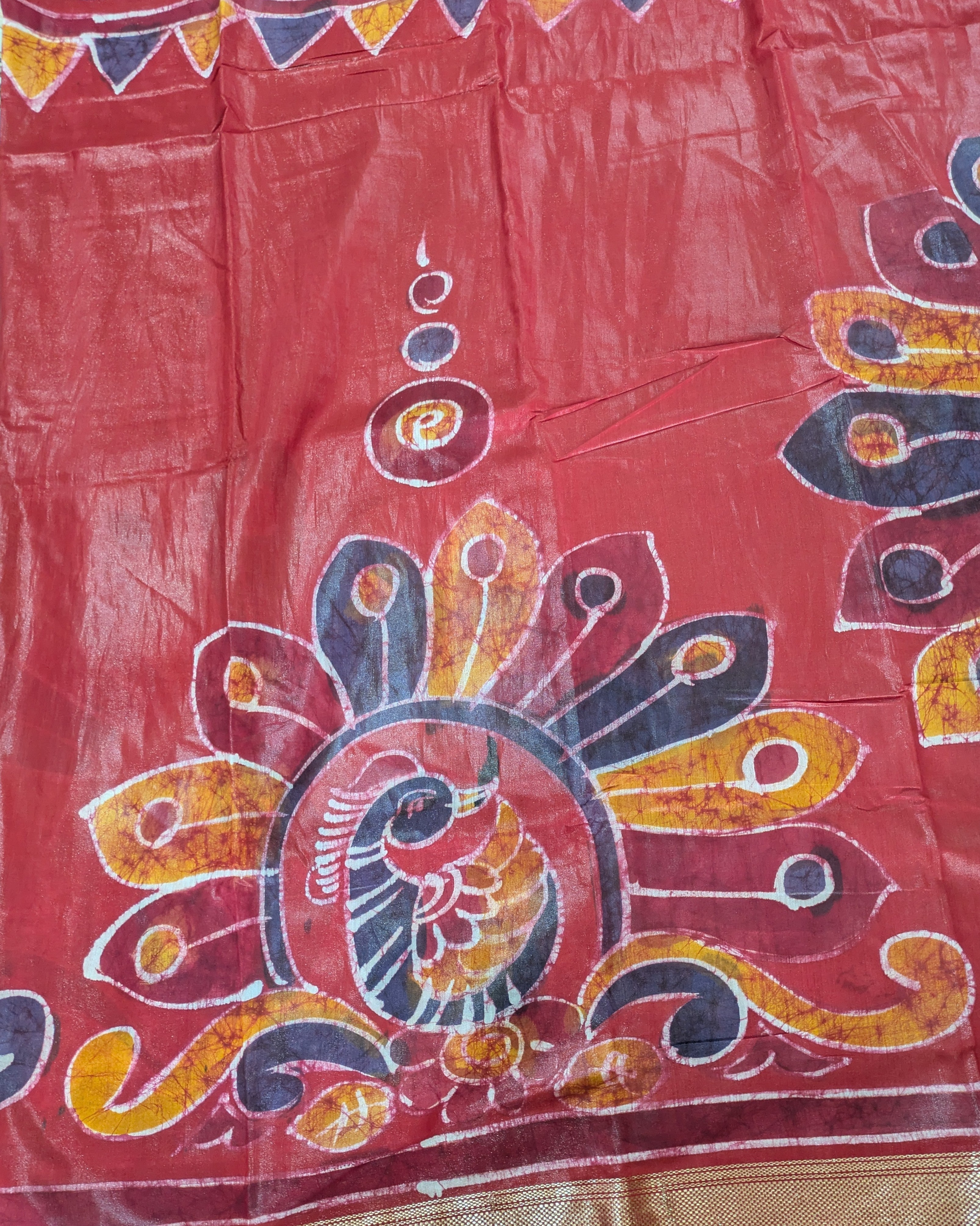 Maheswari Batik Sari Red