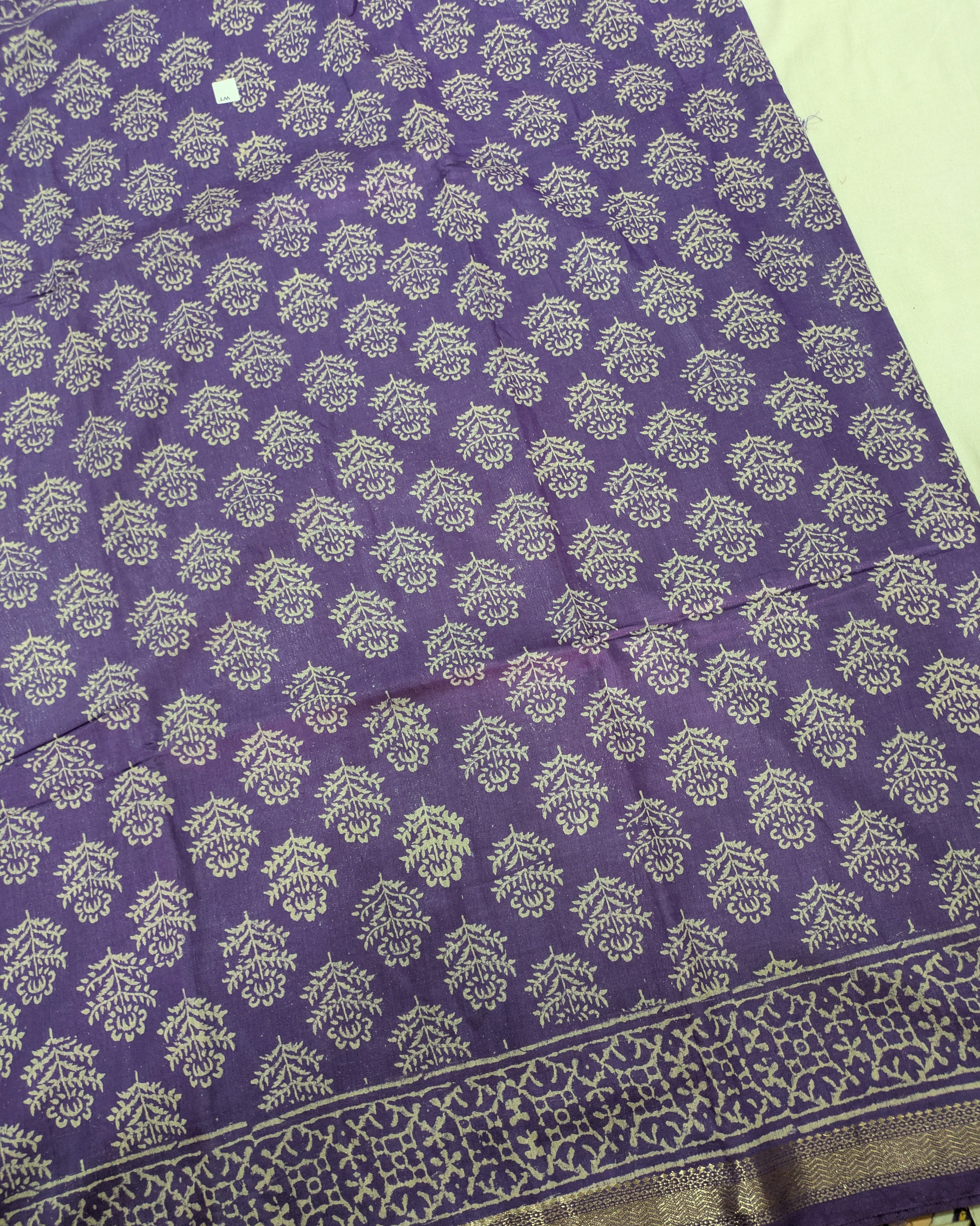 Maheswari Batik Sari Lavender