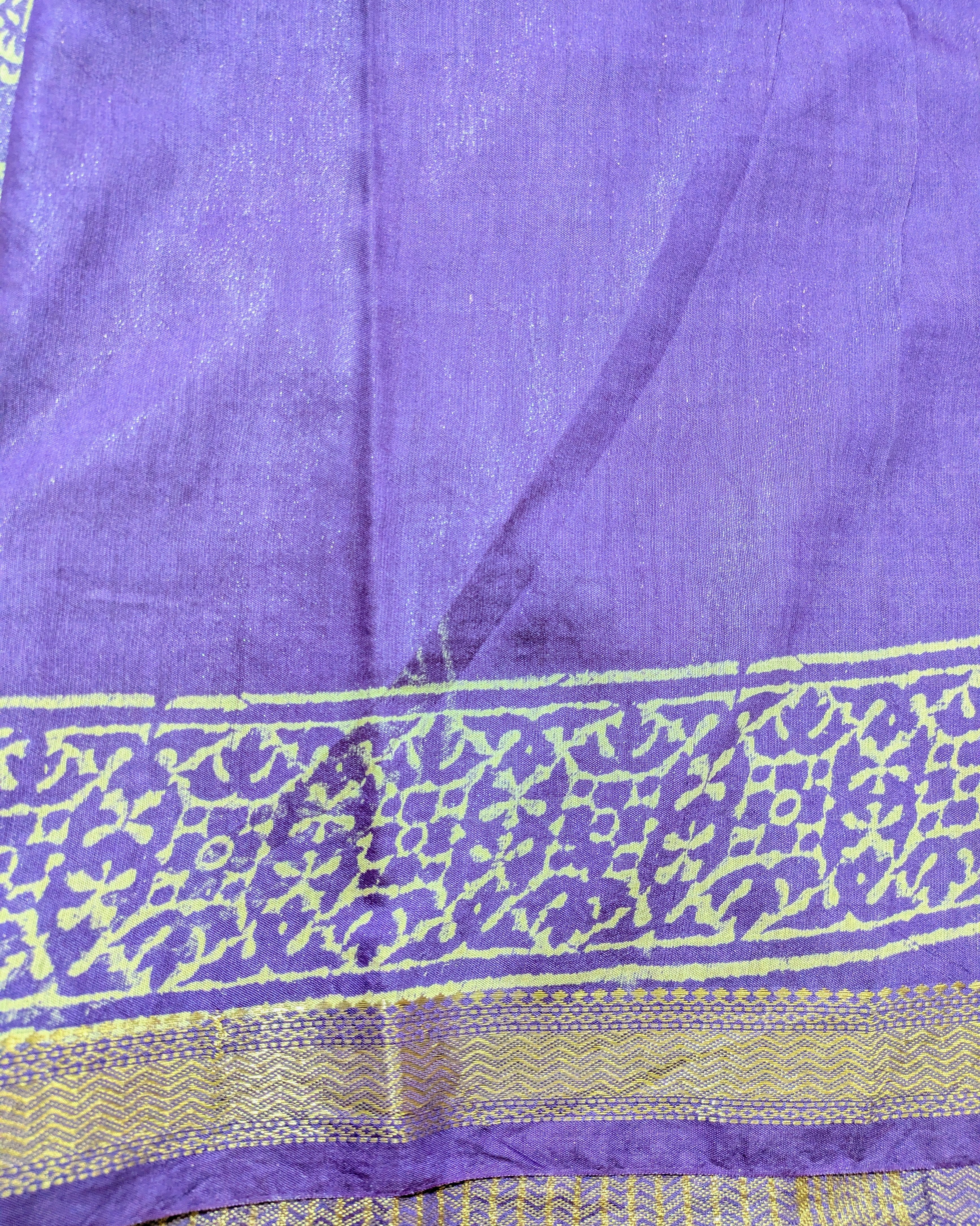 Maheswari Batik Sari Lavender