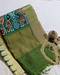 Semi Bapta Sari Champa Colour