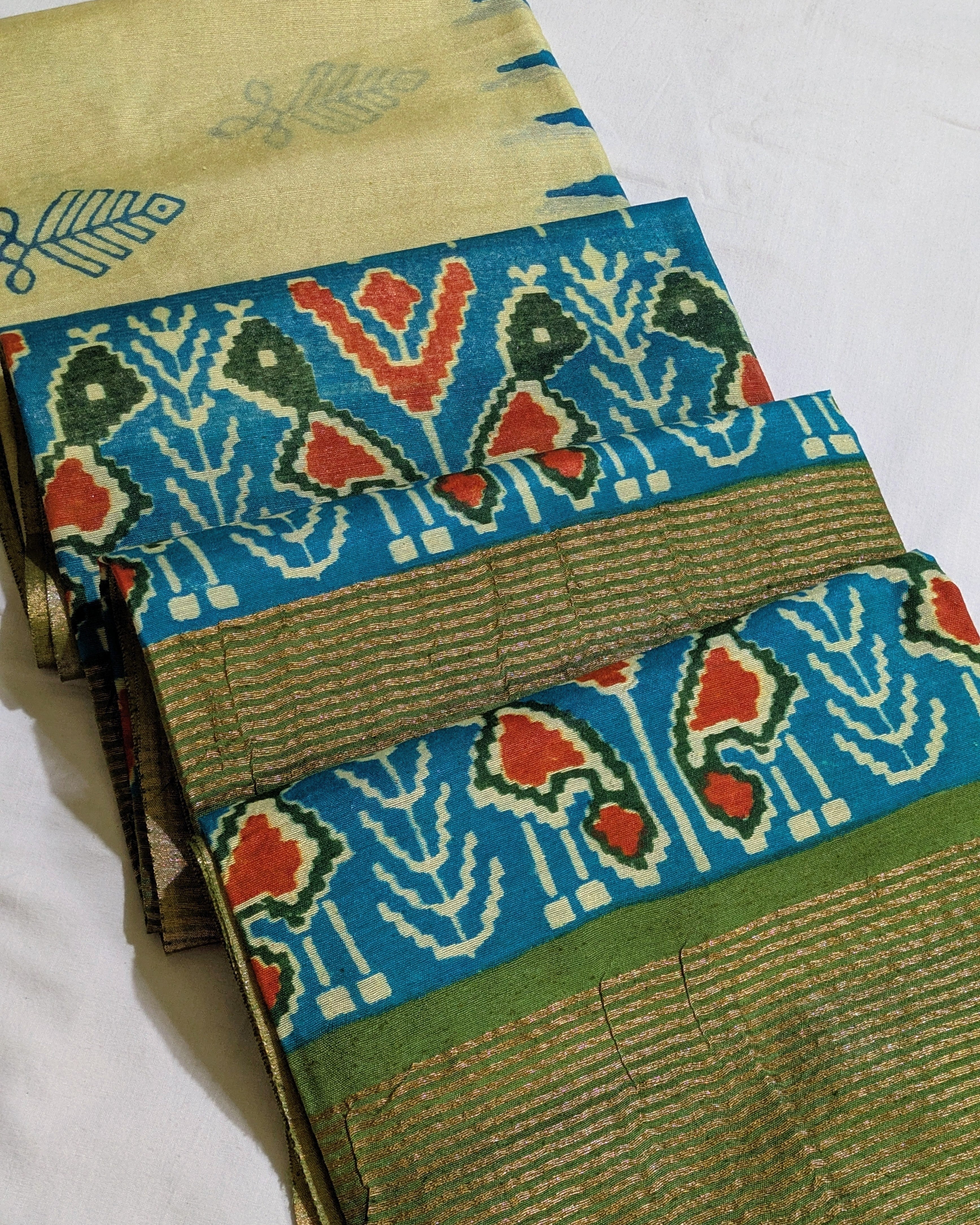 Semi Bapta Sari Champa Colour