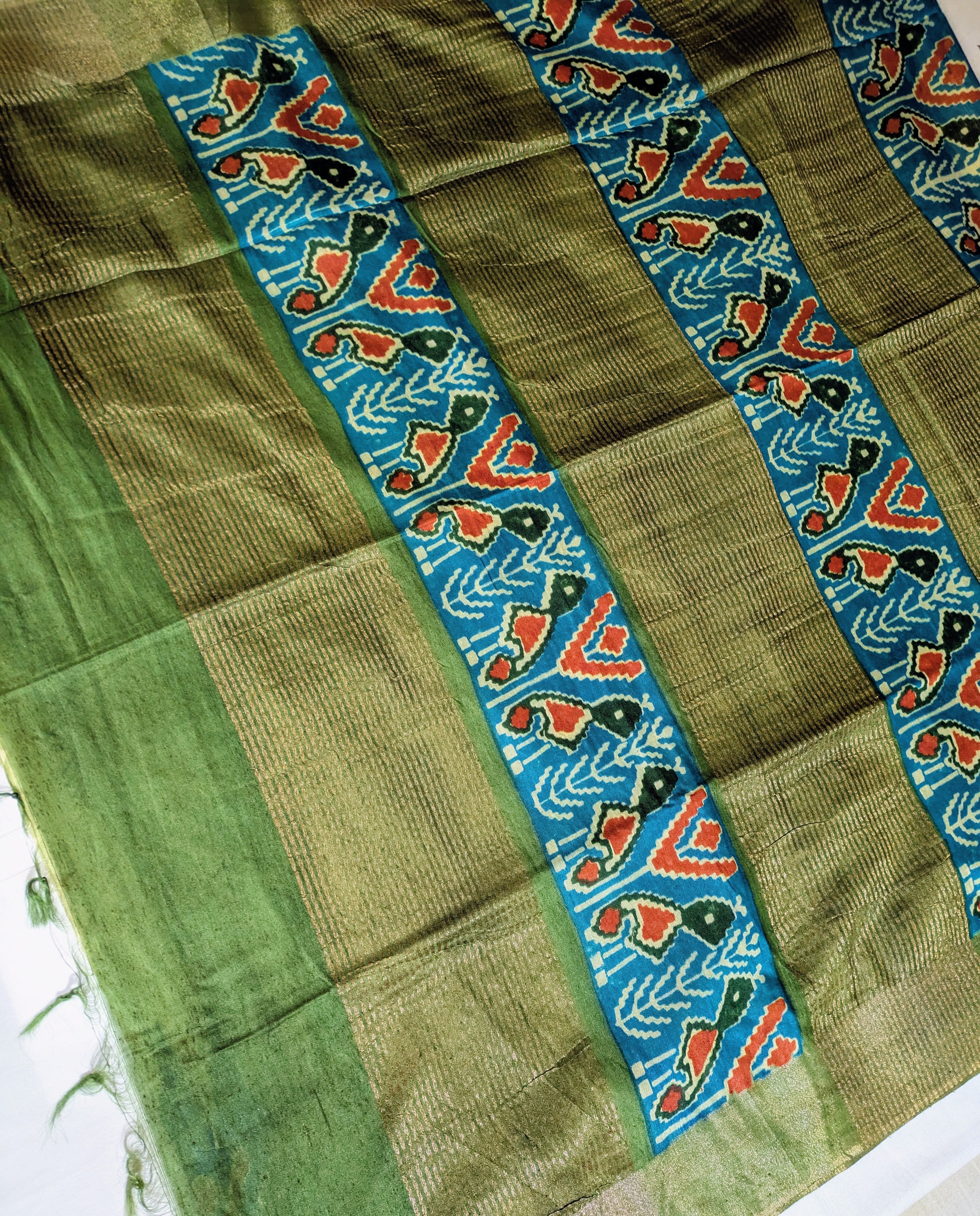 Semi Bapta Sari Champa Colour