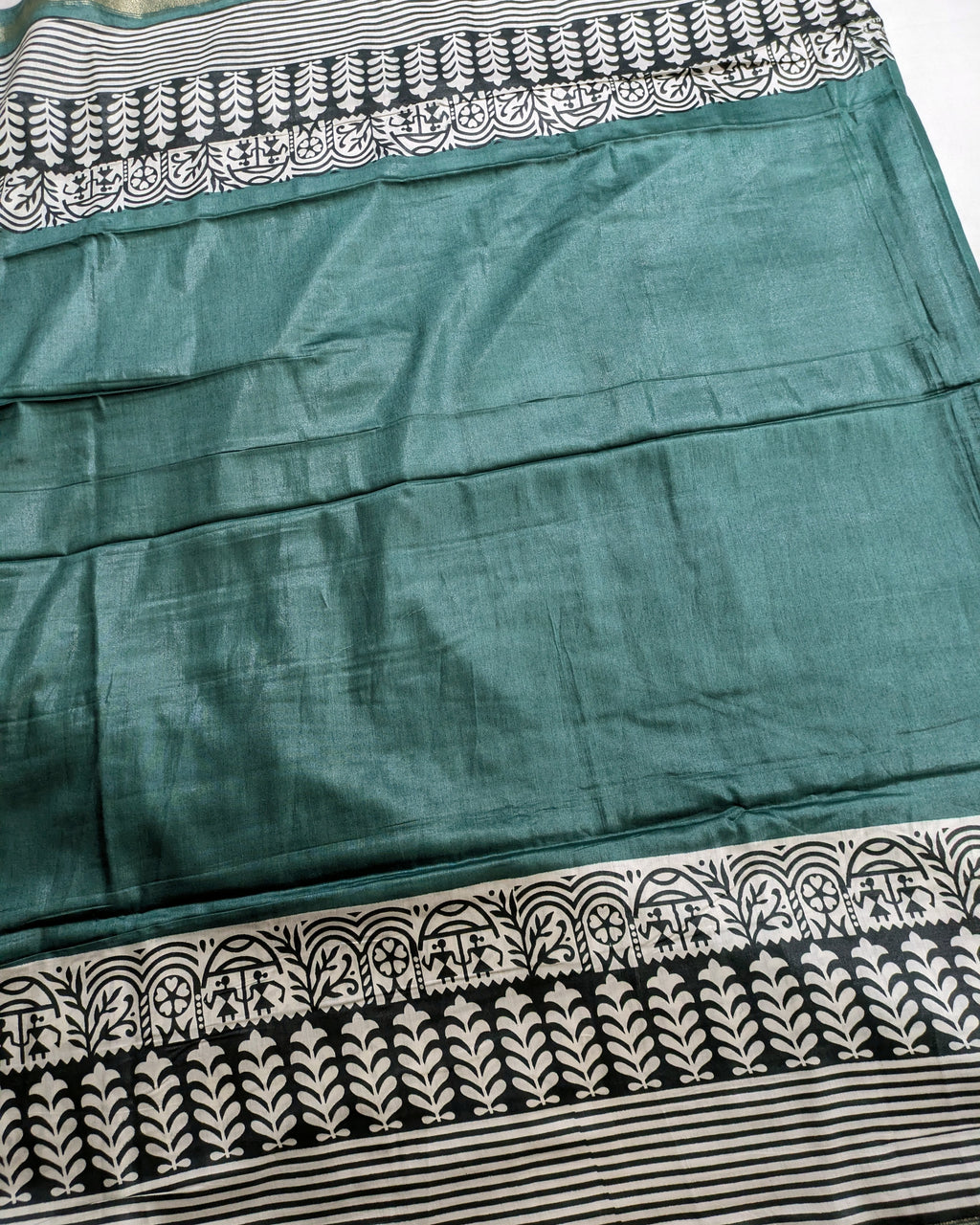 Maheswari Silk Sari with Print Border