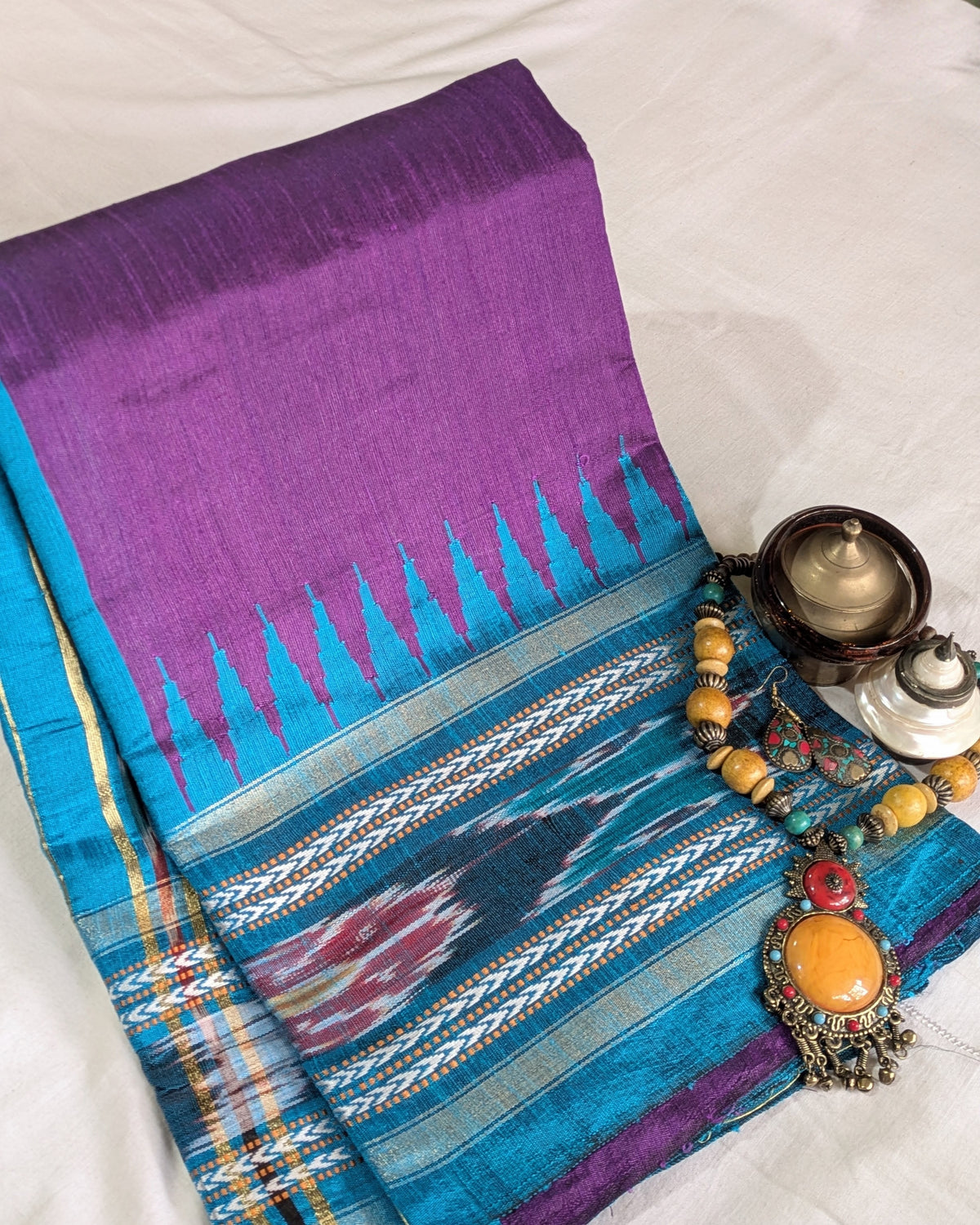 Chattishgarhi Raw Silk Purple