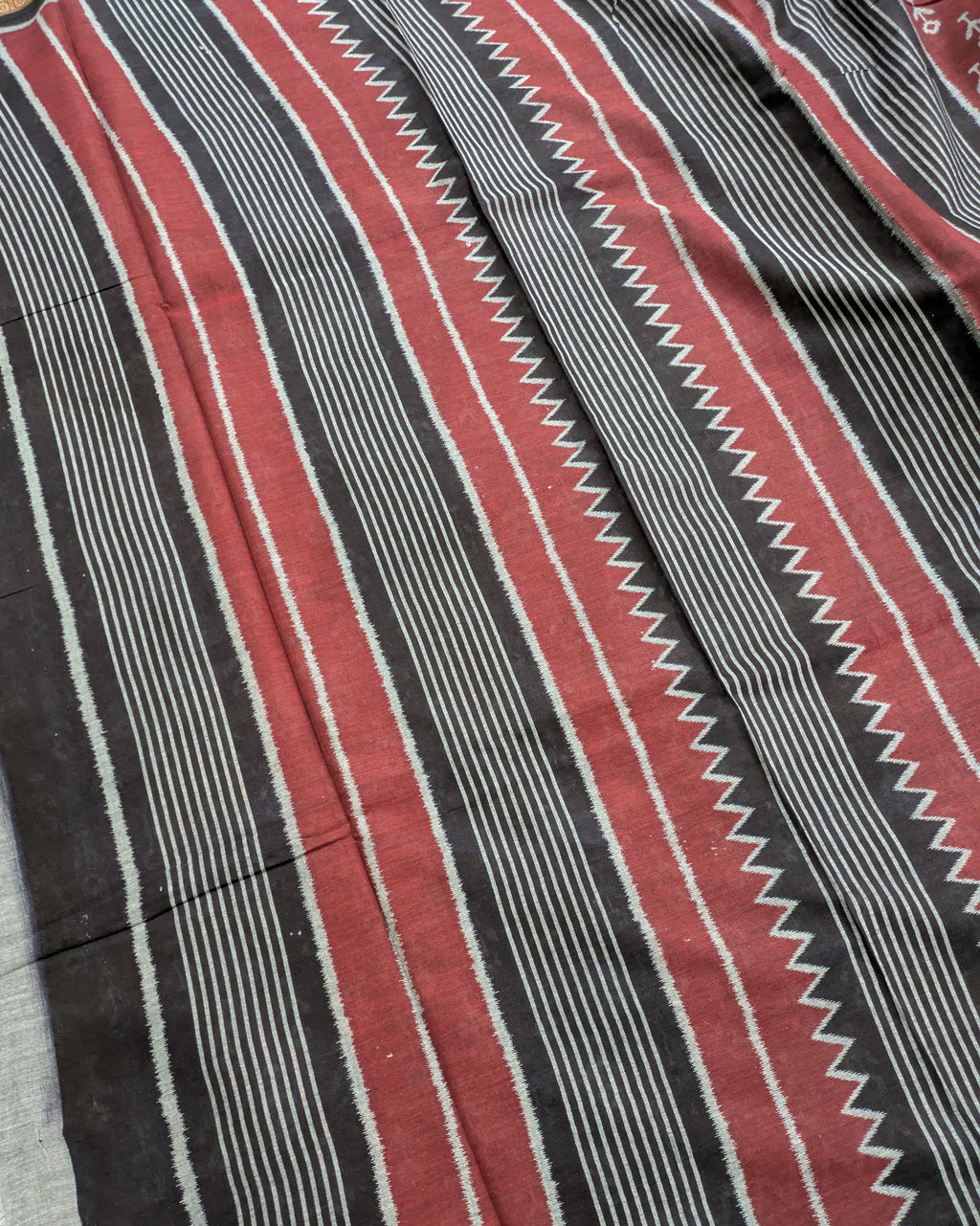 Printed Pachampalli Sari Maroon