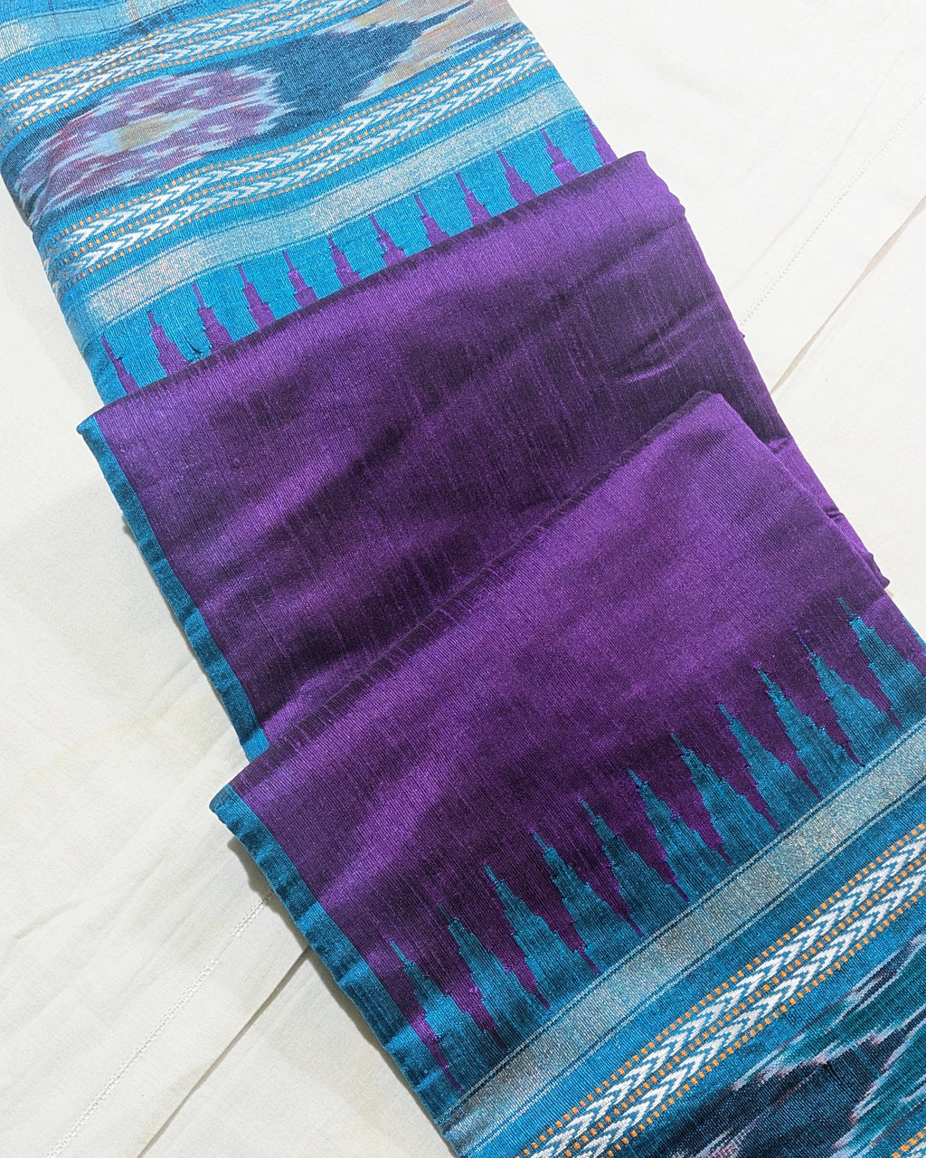 Chattishgarhi Raw Silk Purple