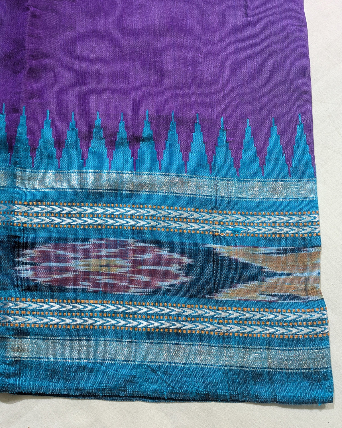 Chattishgarhi Raw Silk Purple
