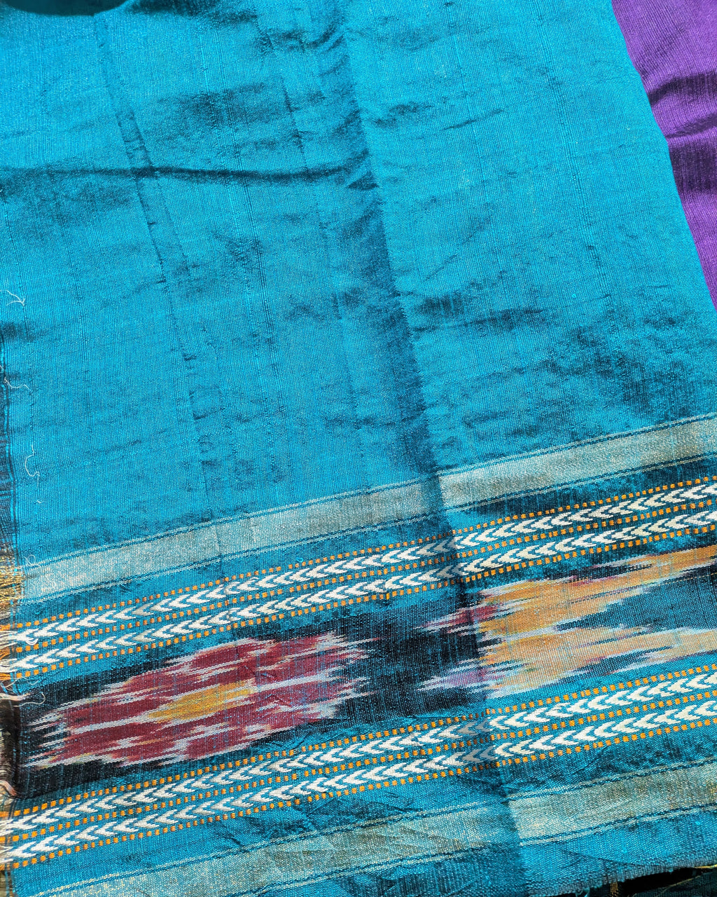 Chattishgarhi Raw Silk Purple