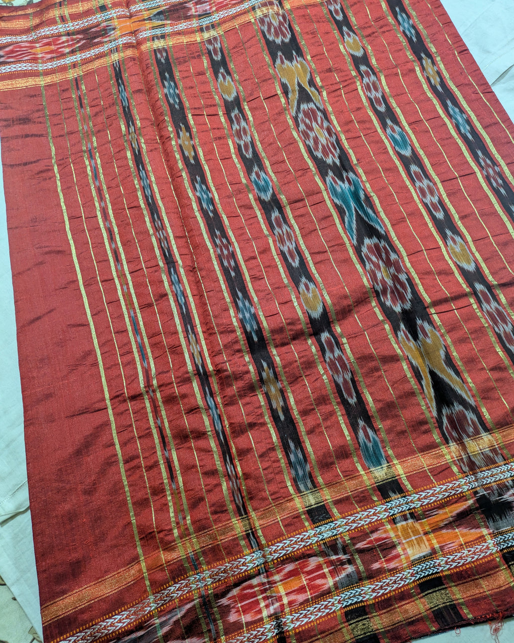 Chattishgarhi Raw Silk Grey
