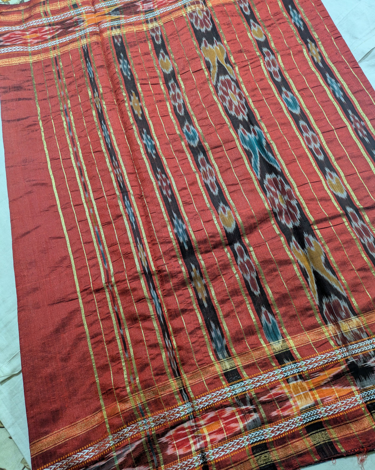 Chattishgarhi Raw Silk Grey
