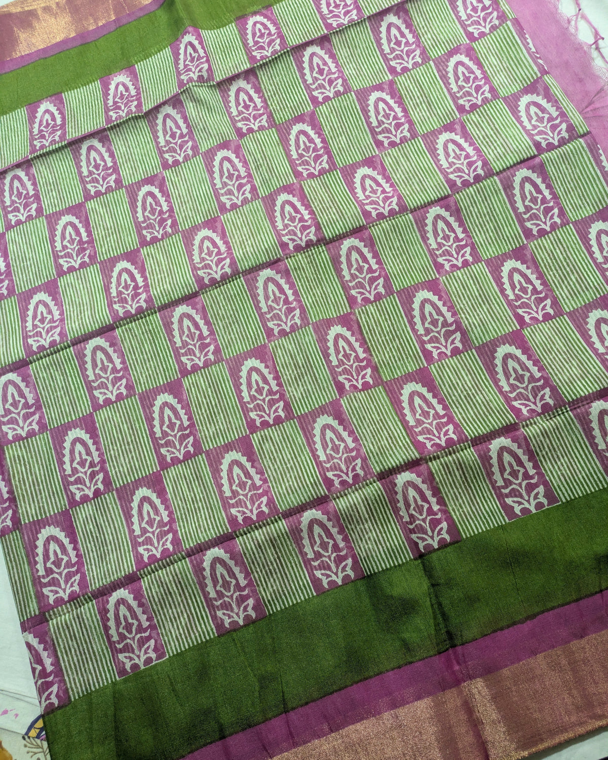 Semi Bapta Sari  Multicolour