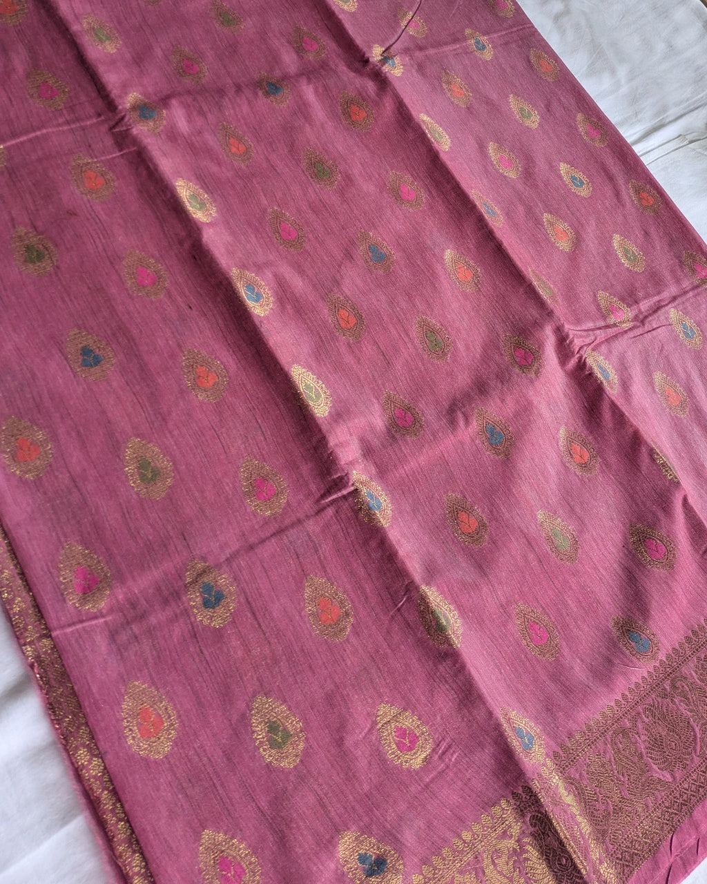 Banswara Silk Banarasi Rose Pink