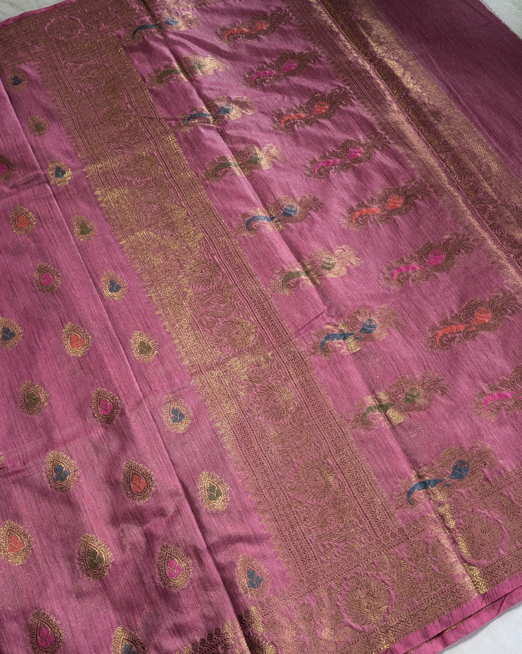 Banswara Silk Banarasi Rose Pink