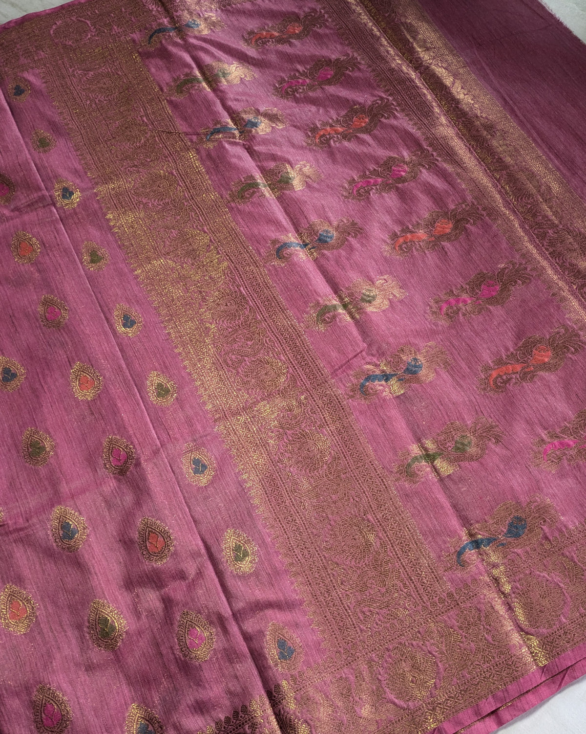 Banswara Silk Banarasi Rose Pink