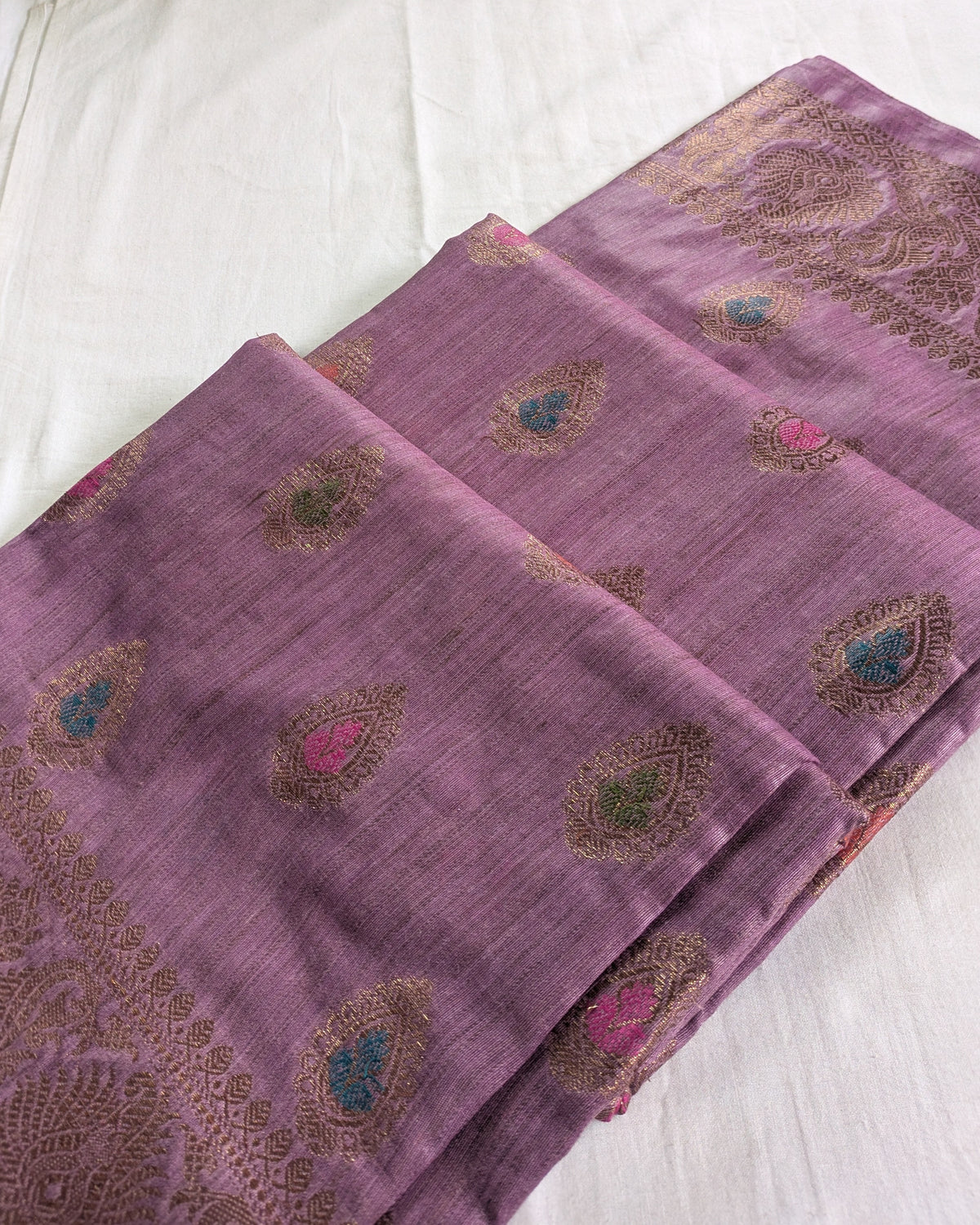 Banswara Silk Banarasi Dusky Purple