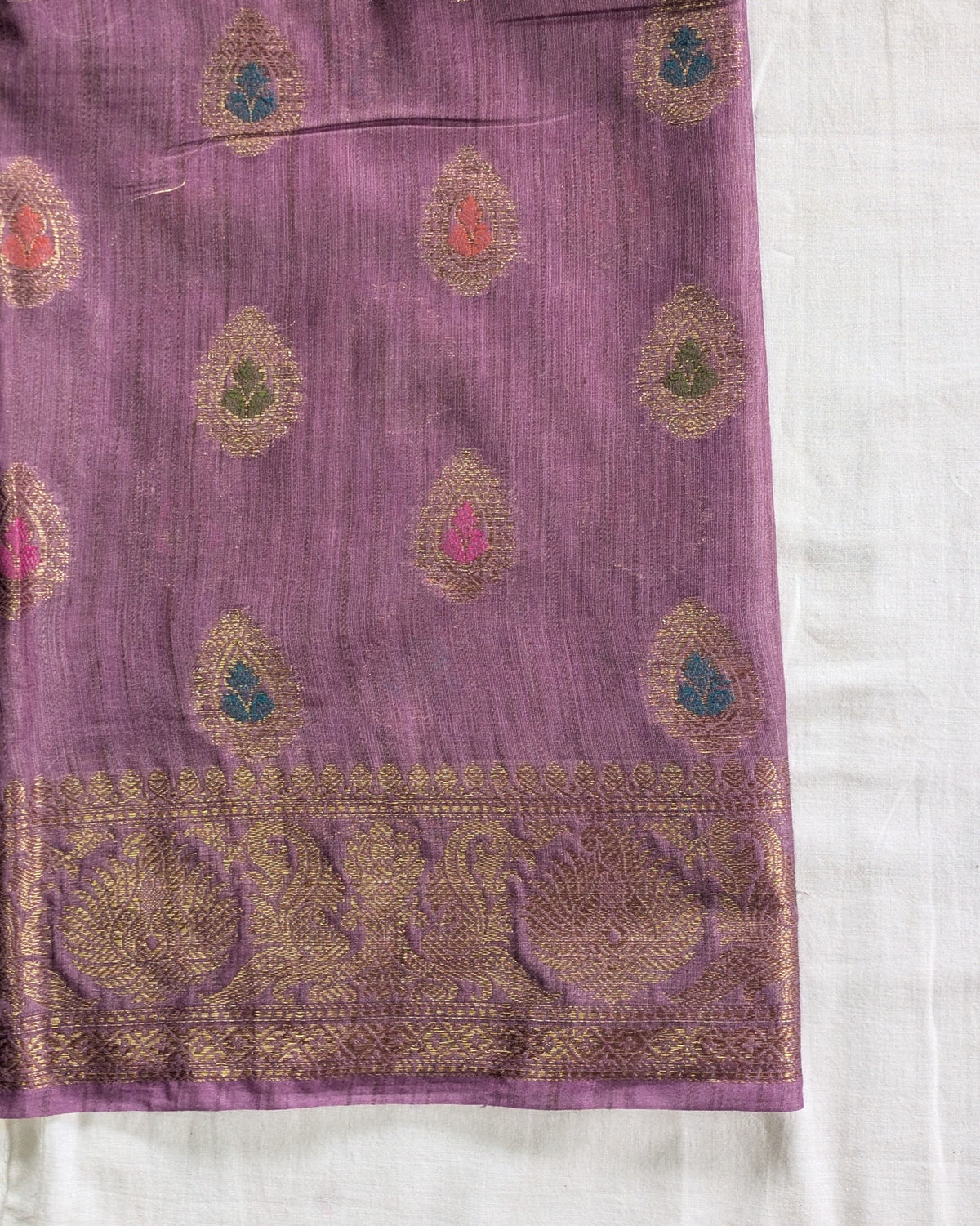 Banswara Silk Banarasi Dusky Purple