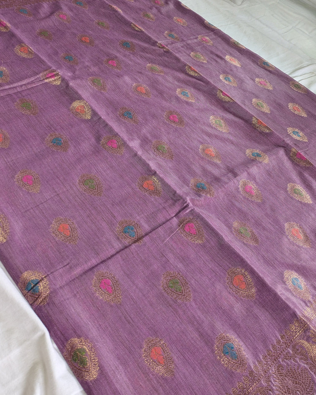 Banswara Silk Banarasi Dusky Purple
