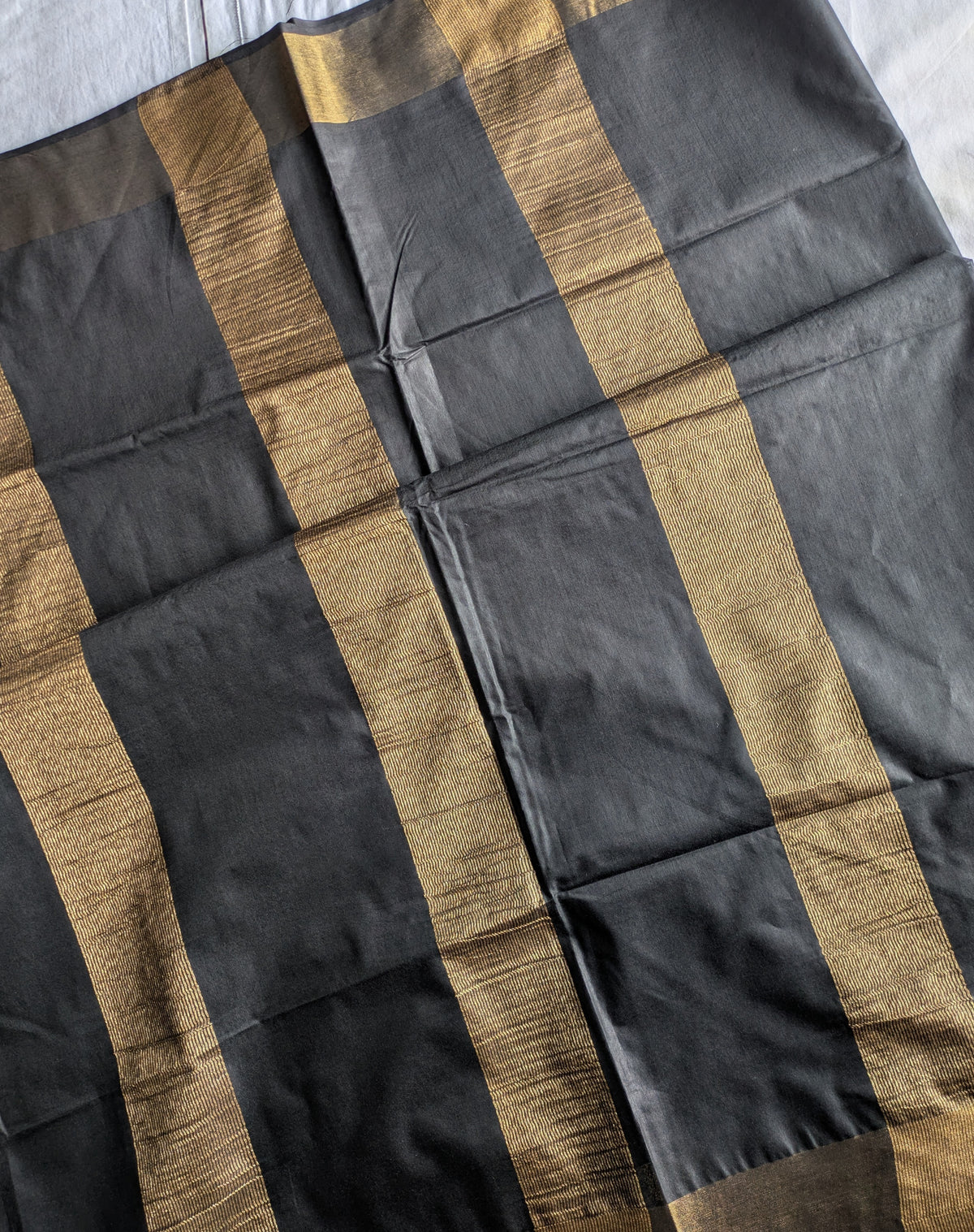 Shibori Bhagalpuri Sari Orange
