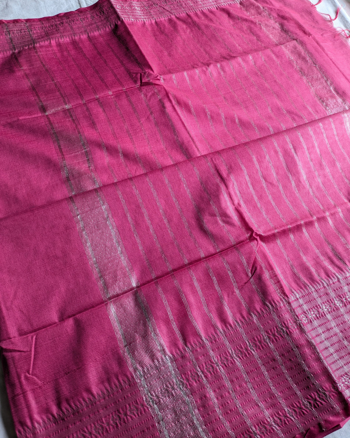 Bhagalpuri Sari Pink