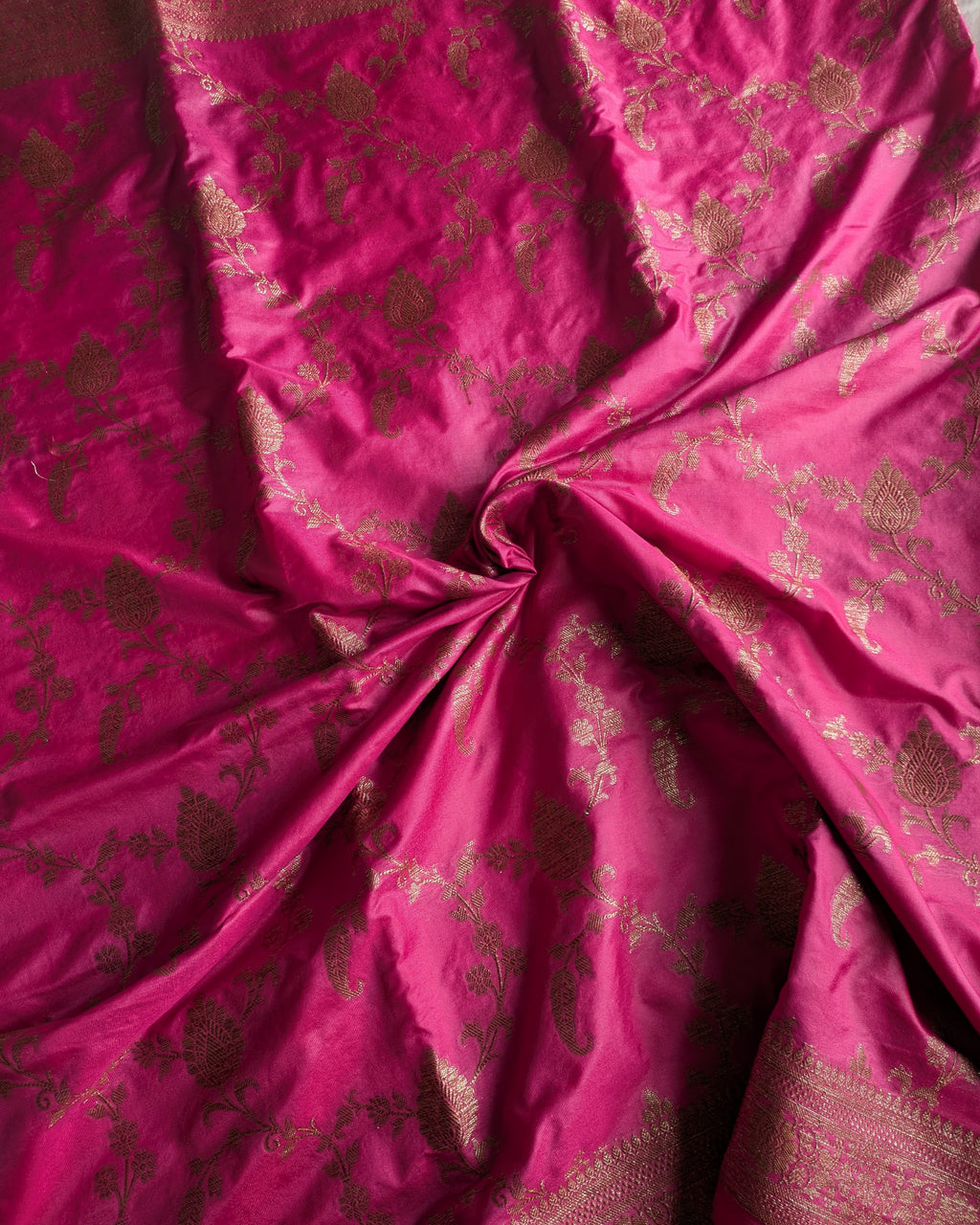 Banswara Silk Banarasi Pink