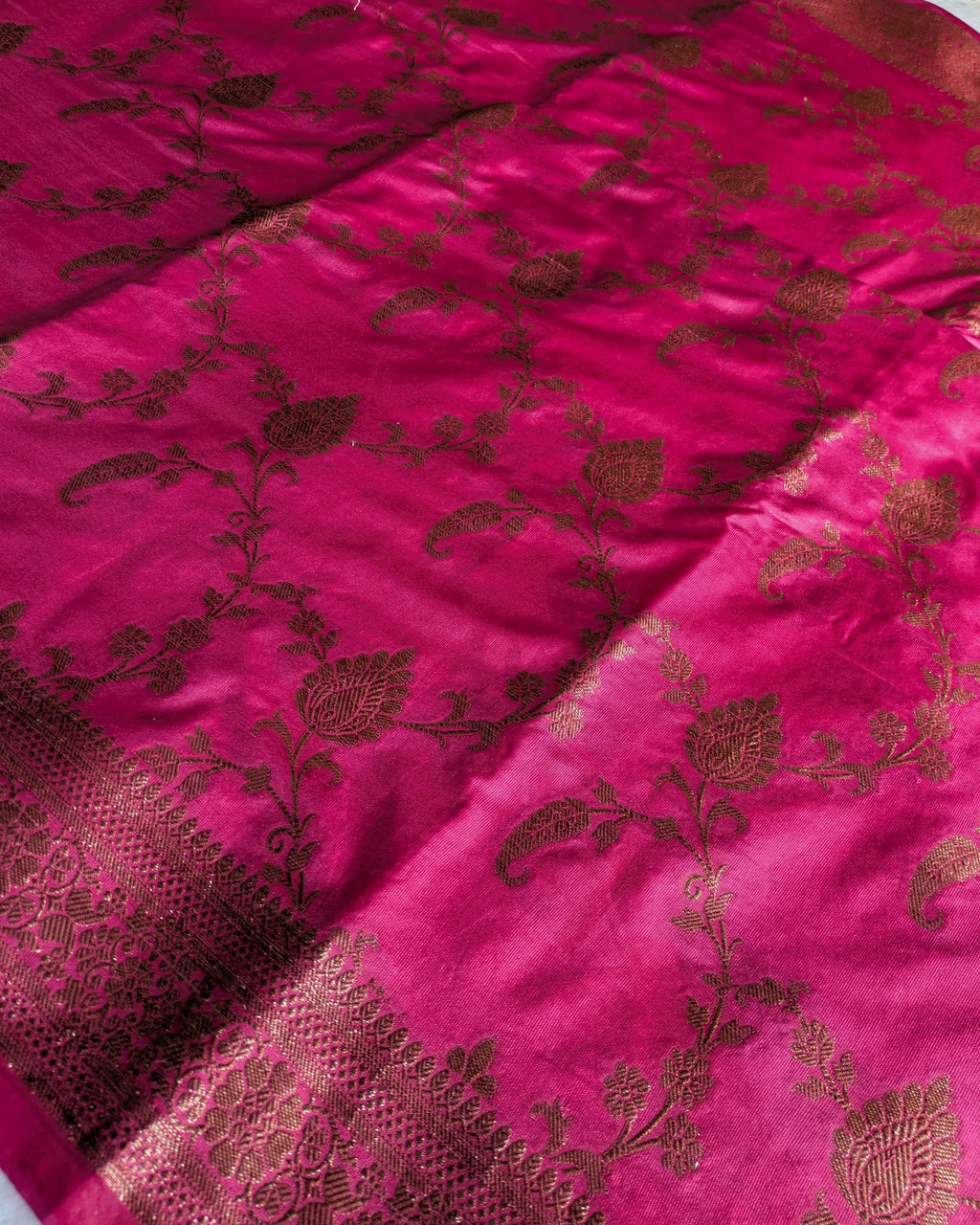 Banswara Silk Banarasi Pink