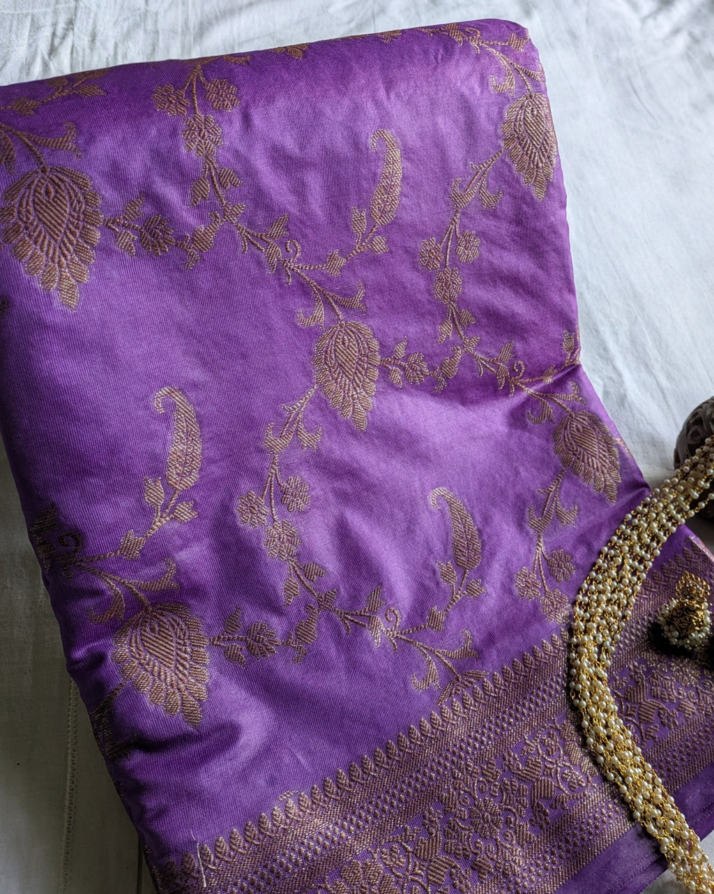 Banswara Silk Banarasi Purple