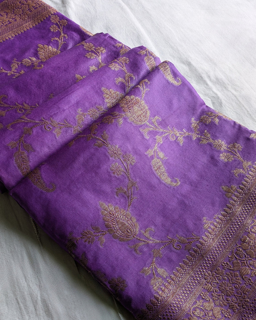 Banswara Silk Banarasi Purple