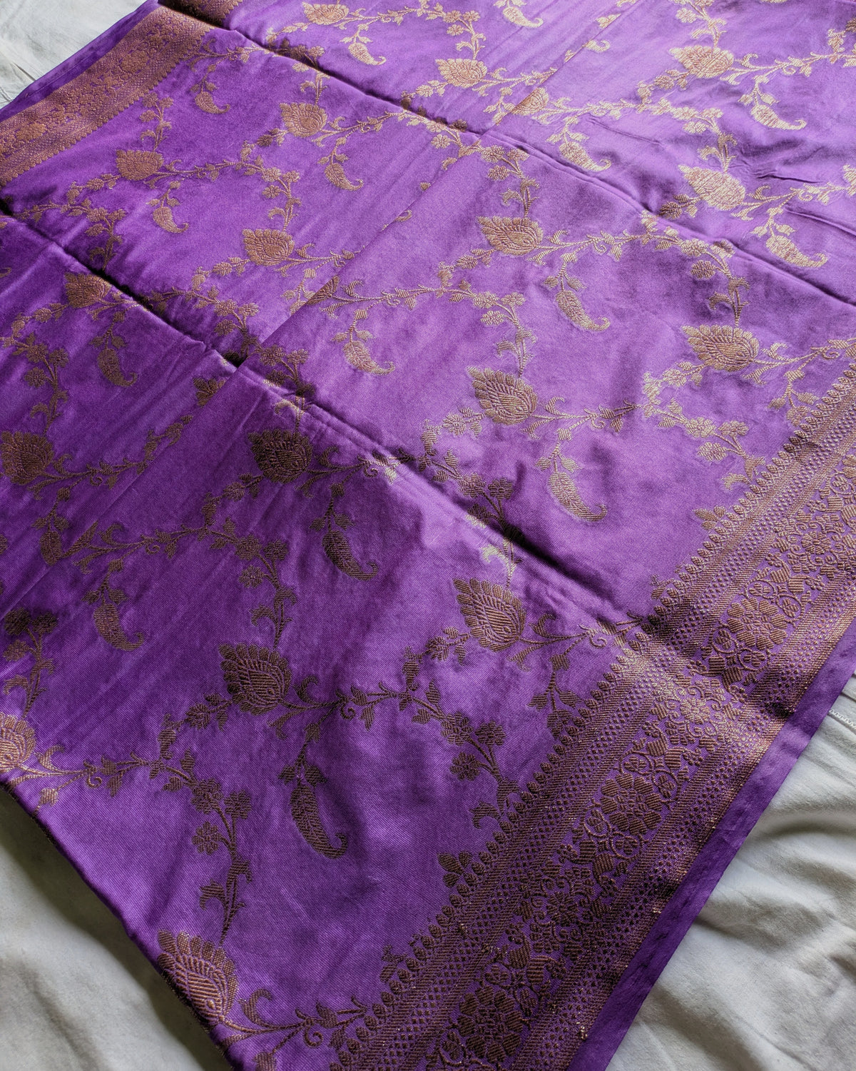 Banswara Silk Banarasi Purple