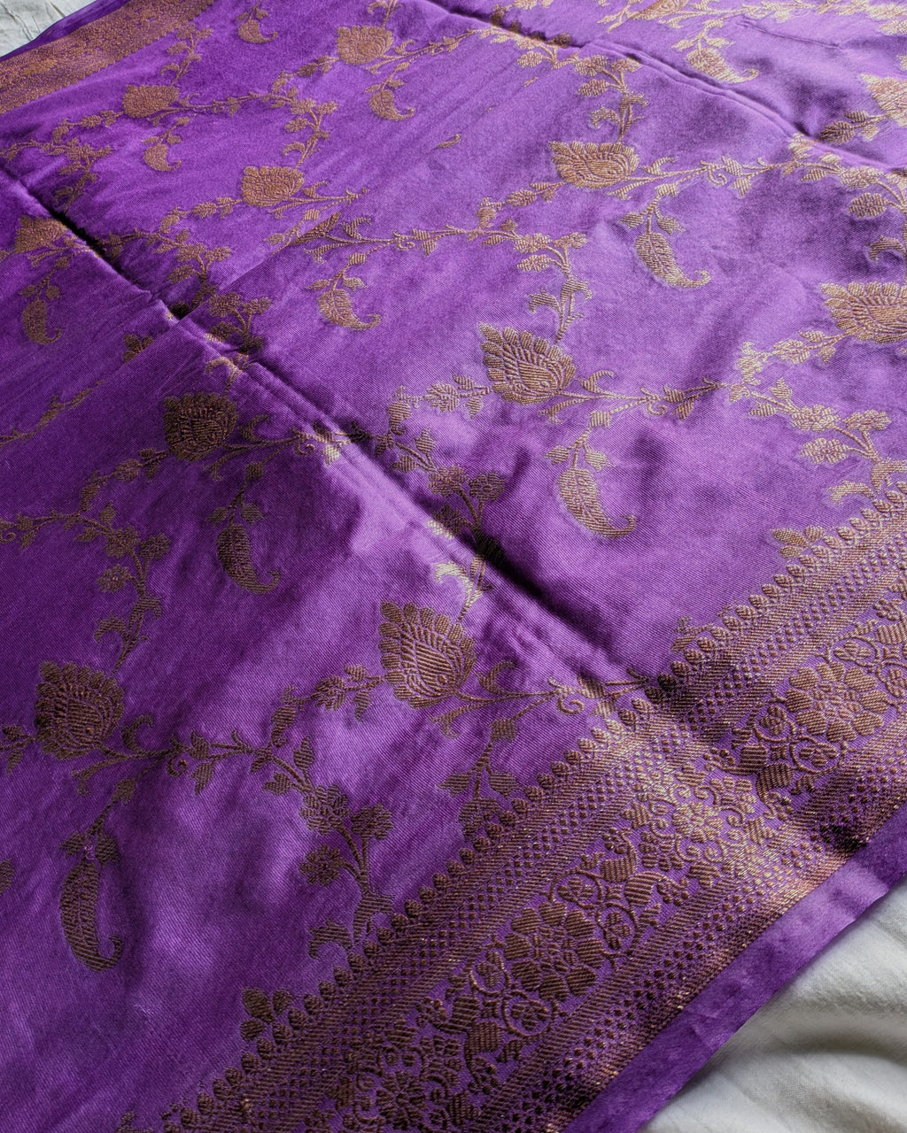 Banswara Silk Banarasi Purple