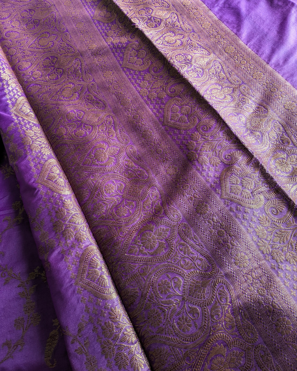 Banswara Silk Banarasi Purple