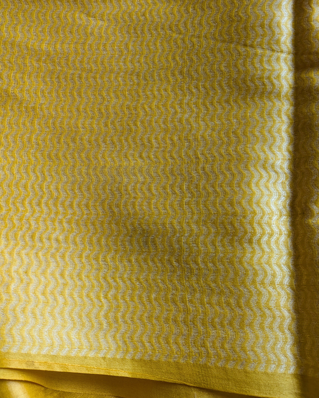 Tussar Jamdani Sari Yellow