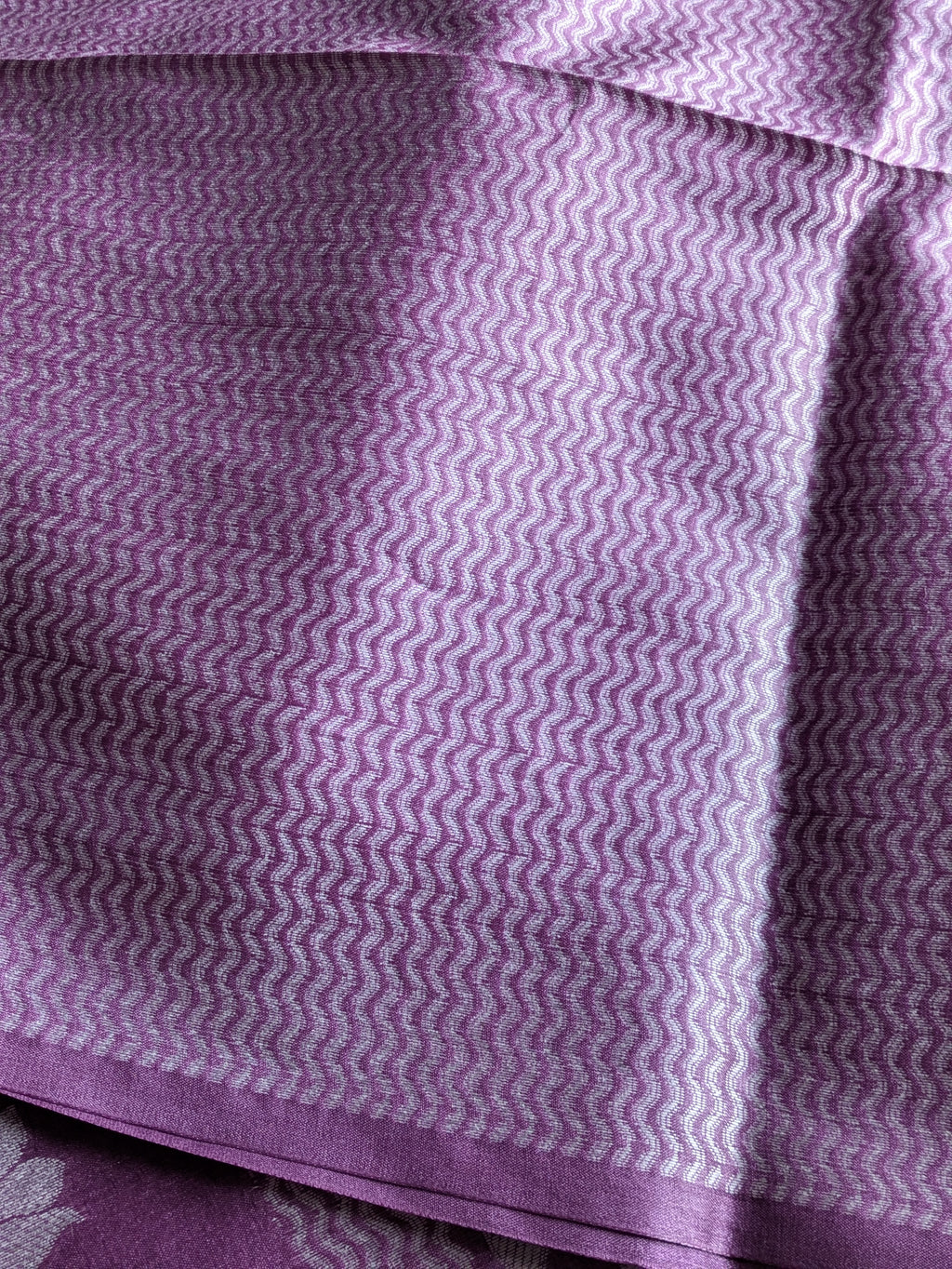 Tussar Jamdani Sari Purple