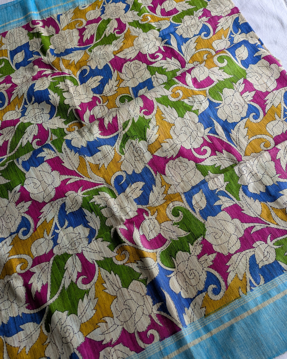 Kalamkari Ghicha Sari Multicolour 2
