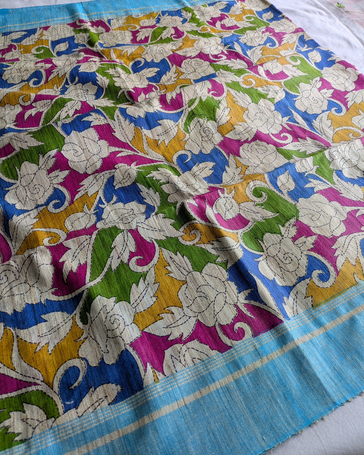 Kalamkari Ghicha Sari Multicolour 2