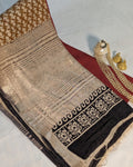 Multani Silk Sari Rust  1 (Liva Tag)