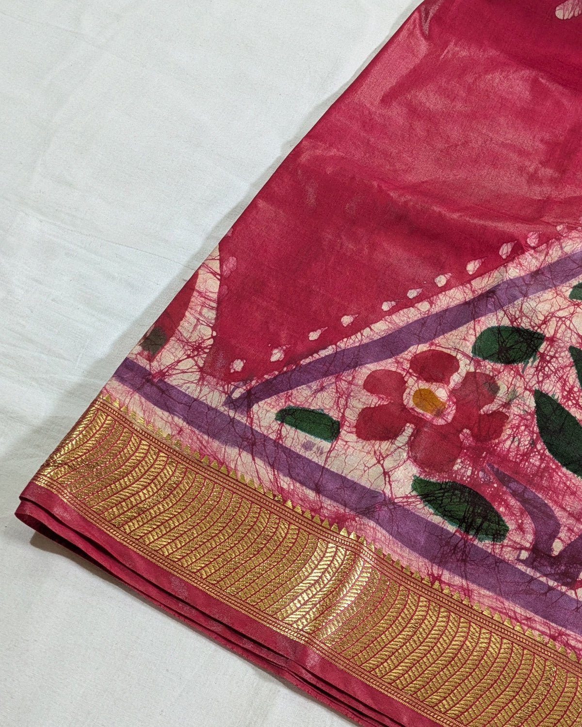 Maheswari Batik Sari Red 1