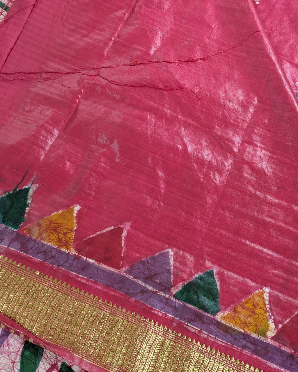 Maheswari Batik Sari Red 1