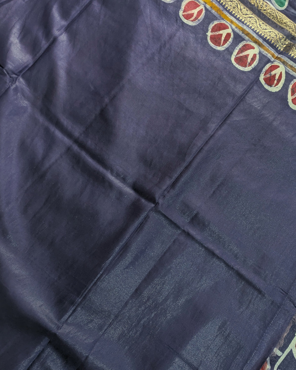 Maheswari Batik Sari Lotus Design