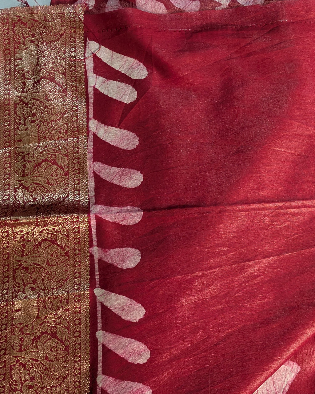 Maheswari Batik Sari Red 2