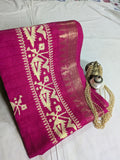 Bapta Replica with Blouse Piece Pink