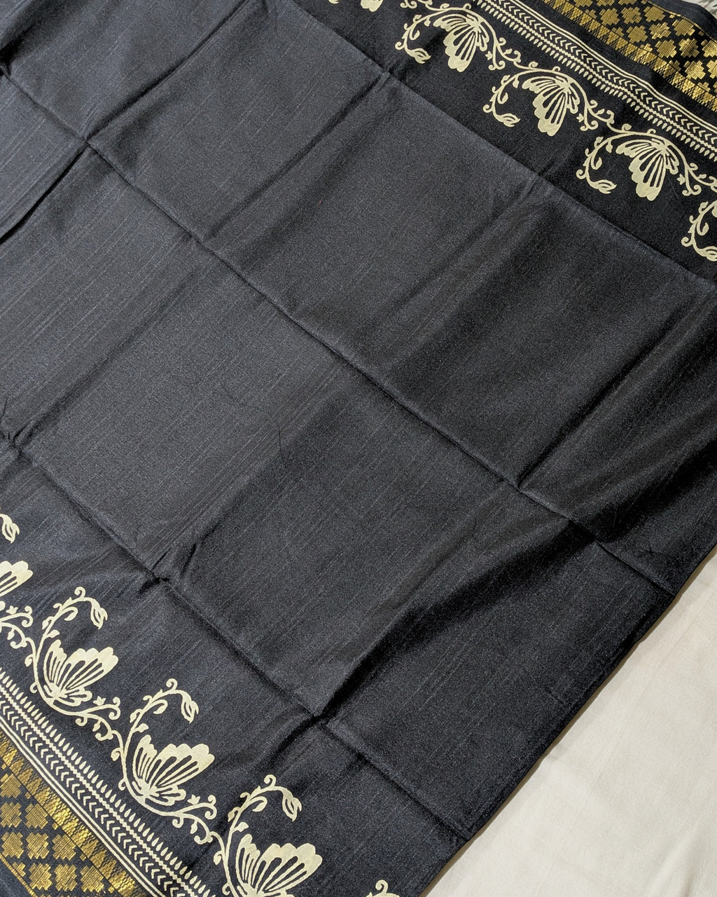 Bapta Replica with Blouse Piece Black
