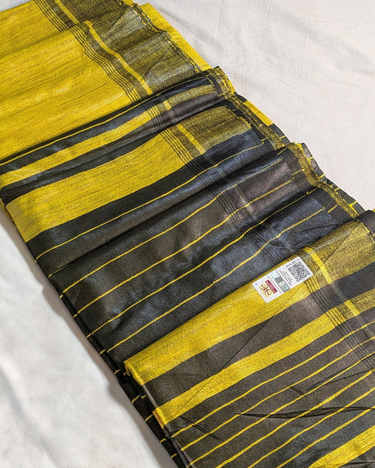 Ghicha Sari Yellow (Silk Mark)