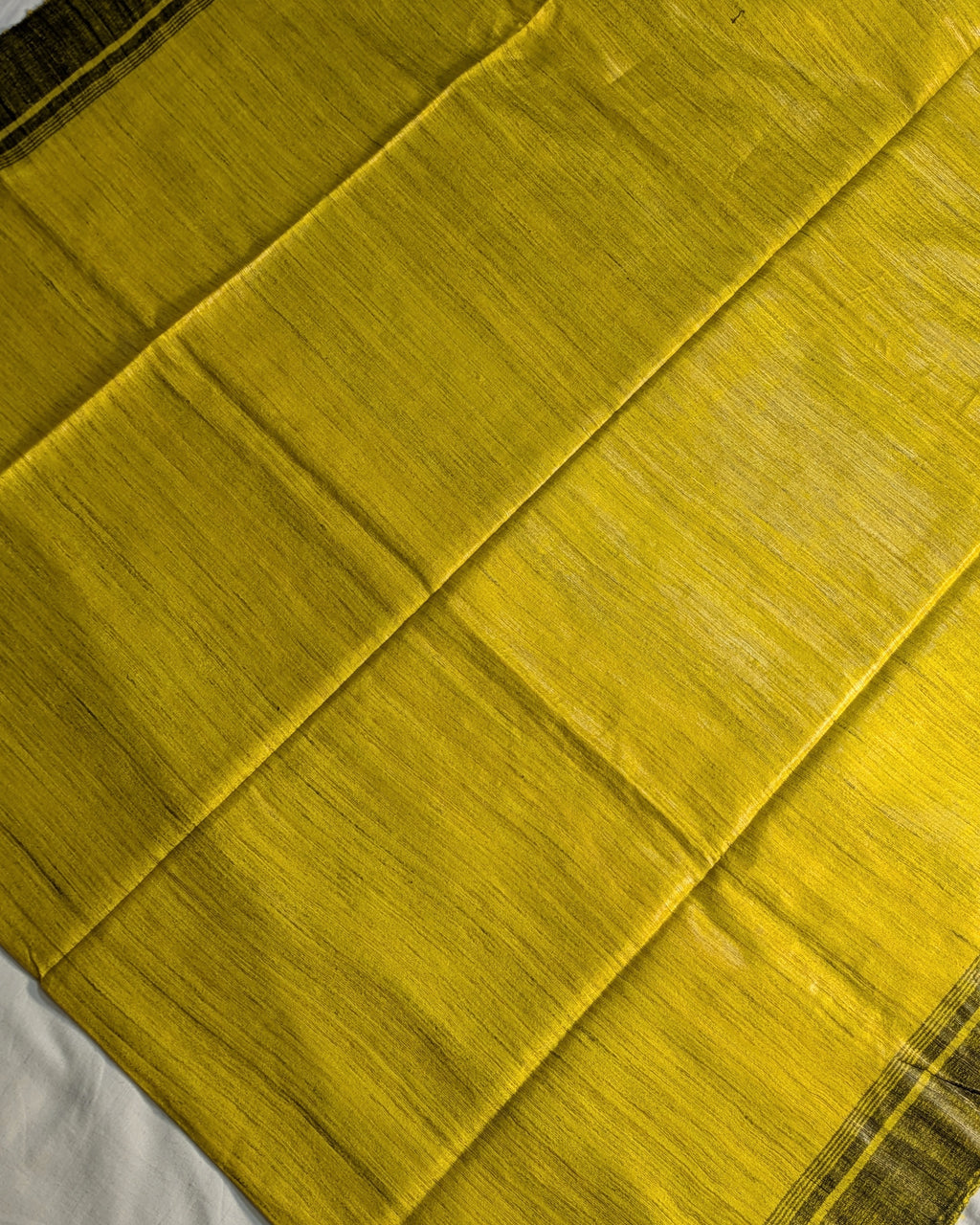 Ghicha Sari Yellow (Silk Mark)