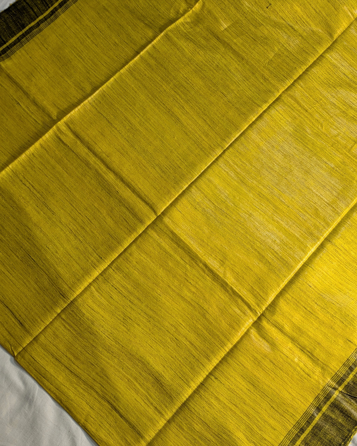Ghicha Sari Yellow (Silk Mark)