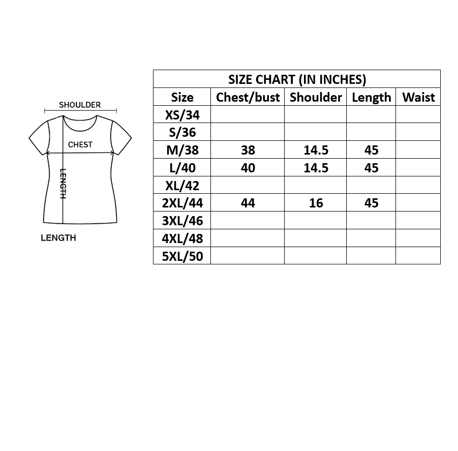Three Piece Kurti Set