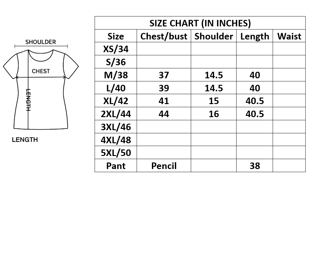 Three Piece Kurti Wild Lilac
