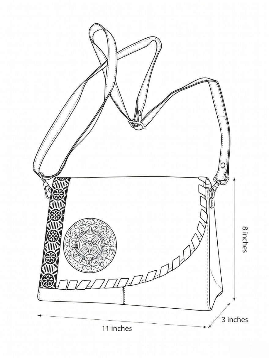 Brown Luxe Flap Bag